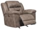 Stoneland - Light Brown - Power Rocker Recliner