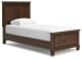 Danabrin - Twin Panel Bed - Brown