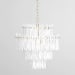 Everly - Chandelier Round - Clear/White