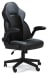 Lynxtyn - Gray/black - Home Office Swivel Desk Chair
