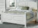 Hamilton/Franklin Panel Bed with Storage Footboard Snow White King