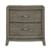Avalon - Nightstand With Charging Station - Burnished Beige