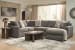 Larson Levee - 3-Piece Sectional With RAF Corner Chaise - Espresso