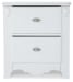 Exquisite - White - Two Drawer Night Stand