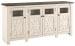 Bolanburg - White / Brown / Beige - Extra Large Tv Stand