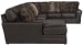 Denali - 3 Piece Italian Leather Match Sectional With LSF Chaise And 12 Included Accent Pillows - Chocolate
