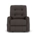 Devon - Leather Rocking Recliner - Black