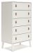 Aprilyn - White - Five Drawer Chest