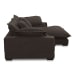Daydream - Sectional Performance Fabric - Dark Brown