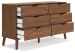 Fordmont - Cognac - 3 Pc. - Dresser, Full Panel Bed