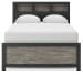 Broachmyn - Full Bookcase Bed - Black / Gray