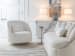 Artistica Upholstery - Genevieve Swivel Chair - White