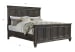 Calistoga - Queen Panel Bed - Weathered Charcoal