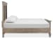 Lancaster - Complete Queen Shutter Panel Bed - Dovetail Gray
