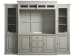 Summer Hill - French Gray - Entertainment Console with Hutch - Pearl Silver