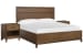 Ridgefield - California King Panel Bed With 2 Open Nightstands - Russet
