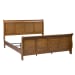 Grandpas Cabin - King Sleigh Bed - Light Brown