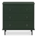 Reagan - 3 Drawer Nightstand - Deep Green