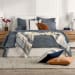 Colmar - Queen Quilt - Marina Blue