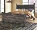 Wynnlow - Gray - King Upholstered Poster Bed