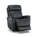 View - Power Swivel Recliner With Power Headrest - Ocean
