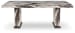Jeshina - Dark Brown / Beige - Dining Table