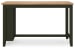 Gesthaven - Rectangular Dining Room Counter Table - Natural / Green