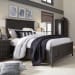 Westley Falls - Complete Queen Panel Bed With Regular Rails - Graphite