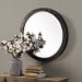 Beldon - Round Industrial Mirror - Black