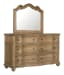 Weston Hills - Dresser With Mirror - Flax Seed