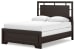 Covetown - Dark Brown - Queen Panel Bed