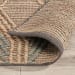 Natural Fiber - 2.6' x 8' Sylmar Rug - Natural/Mineral Blue
