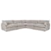 Caplan - Upholstered 5 Piece Modular Sectional - Dawn White