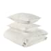 Talia - Queen Duvet Collection - Ivory/White