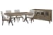 Roxbury Manor - Extendable Rectangular Dining Table With 4 Arm Chairs And Buffet - Homestead Brown