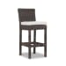 Montecito - Counter Stool, With Self Welt - Canvas Flax / Dark Brown