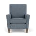 Digby - Fabric High-Leg Recliner - Blue