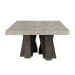 Simone - Solid Wood Rectangle Coffee Table - Gray