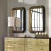 Niva - Metallic Wall Mirror - Gold