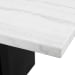 Valentino - 5 Piece Dining Set, Table & Four Chairs - White / Gray