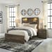 Bailey - Twin Bookcase Panel 3 Piece Bedroom Set - Walnut