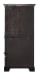 Pulaski Accents - Sliding Door Curio With Glass Shelves And LED Light - Dark Brown