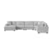 Arizona - Modular 6 Piece Sectional Set with LHF Chaise - Steno Stone