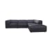 Form - Dream Modular Leather Sectional - Vantage Black