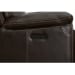 Fenwick - Power Gliding Recliner With Power Headrest - Dark Chocolate