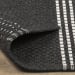 Performance Sorrento Stripe - Rug 9' x 12' - Charcoal/Ivory