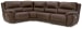 Dunleith - Chocolate - 4-Piece Power Reclining Sectional