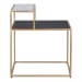 Mies - Side Table - Black / White