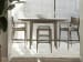 Cohesion Program - Milo Leather Backless Barstool - Dark Brown