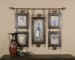 Hanging Wine - Framed Art - Dark Brown
